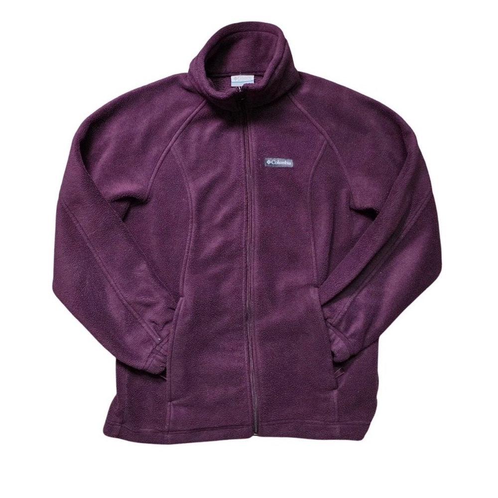 Columbia Deep Purple Full Zip Fleece Jacket